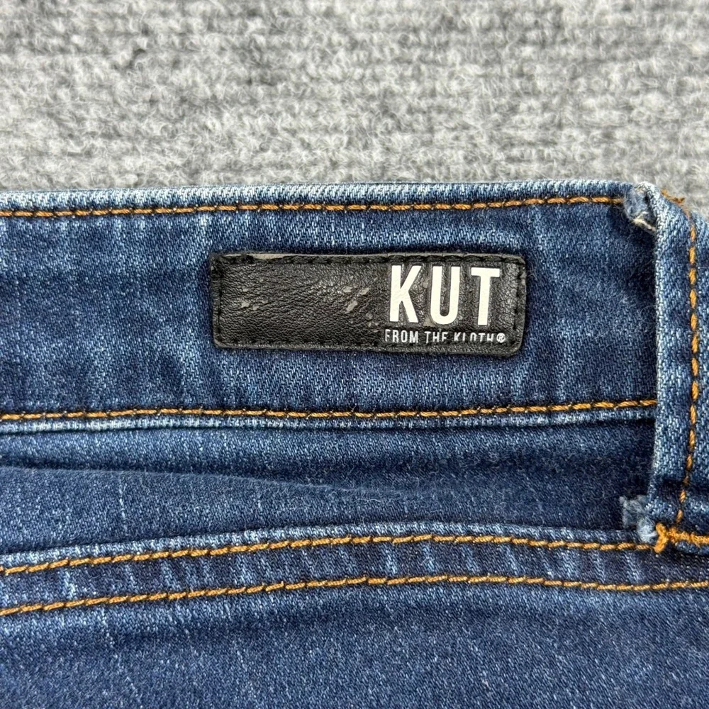 KUT from the Kloth Connie Jeans Size 2 Ankle Skinny Dark Wash Zip Ankle  Women's